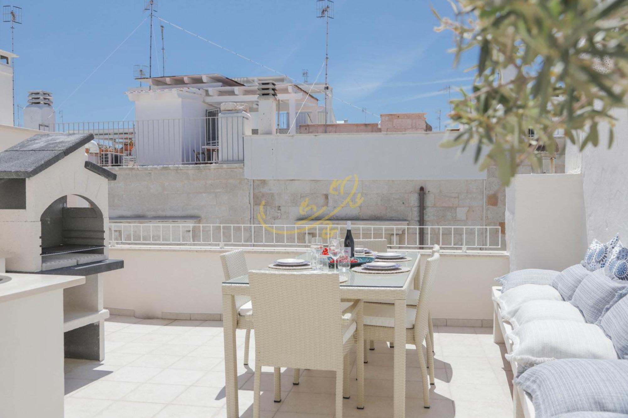 فيلا Td Casa Marevino Seaside Terrace With Panoramic Views بولينيانو آ ماري المظهر الخارجي الصورة